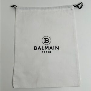 Balmain White Logo Dust‎ Bag